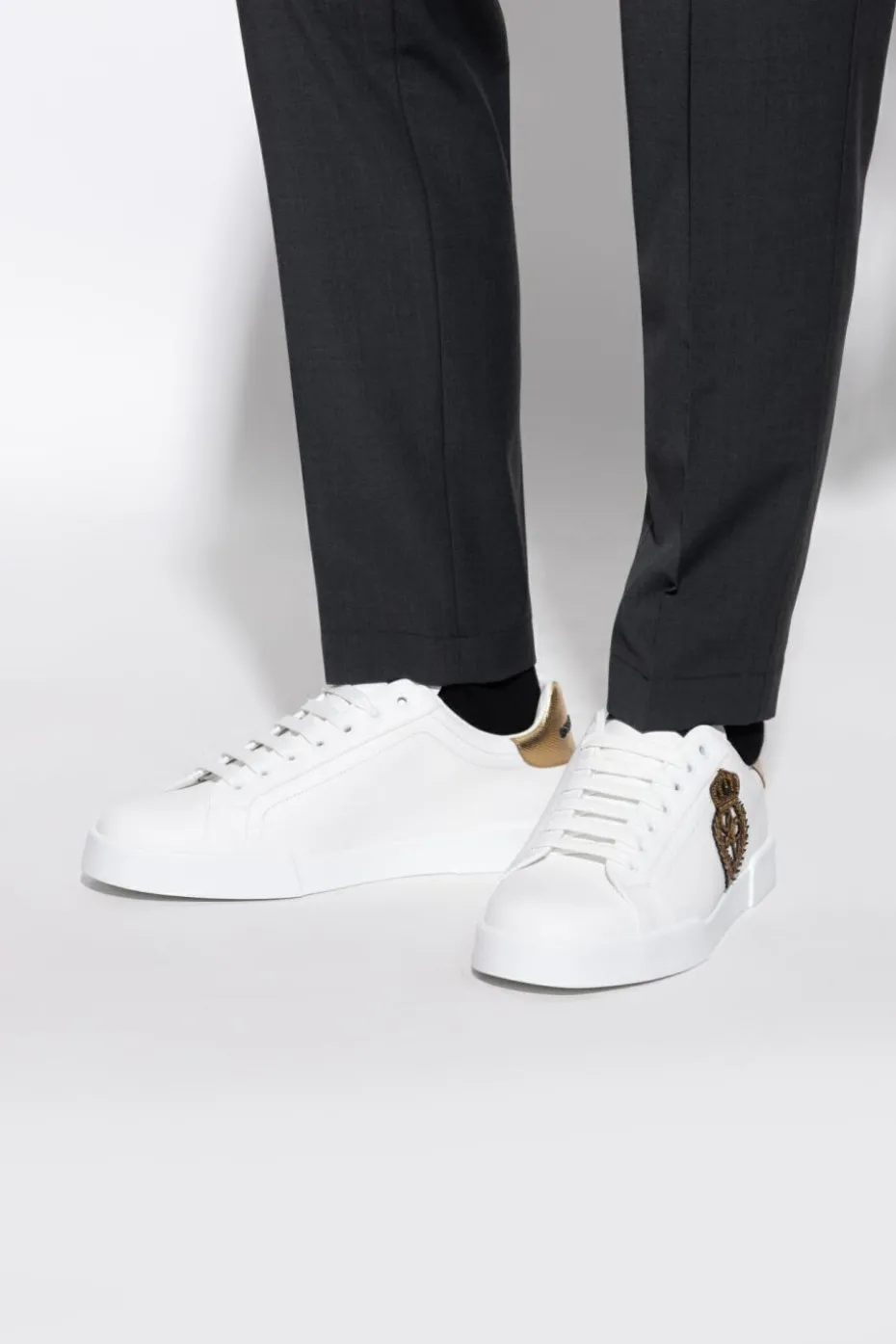 Dolce & Gabbana BIAŁY Buty sportowe `Portofino`
