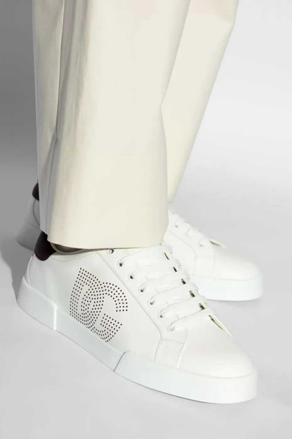 Dolce & Gabbana BIAŁY Buty sportowe `Portofino`
