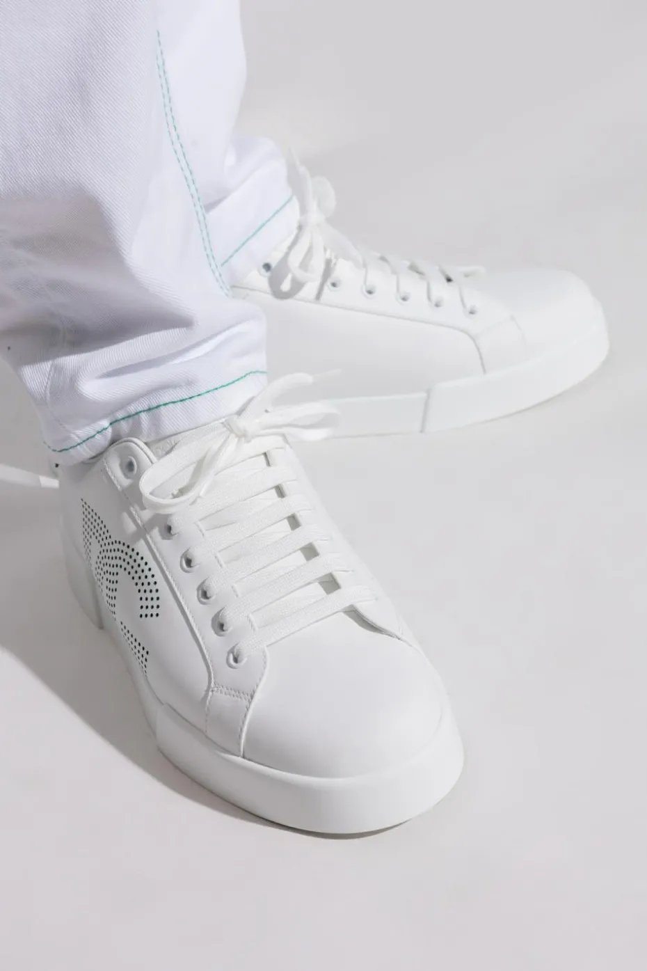Dolce & Gabbana BIAŁY Buty sportowe `Portofino`