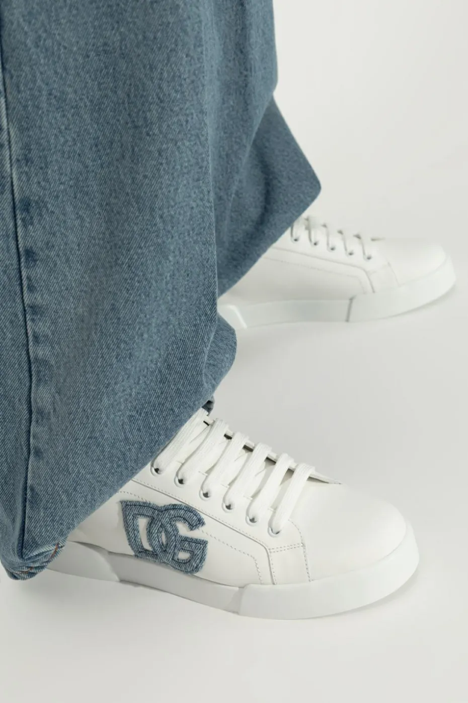 Dolce & Gabbana BIAŁY Buty sportowe `Portofino`