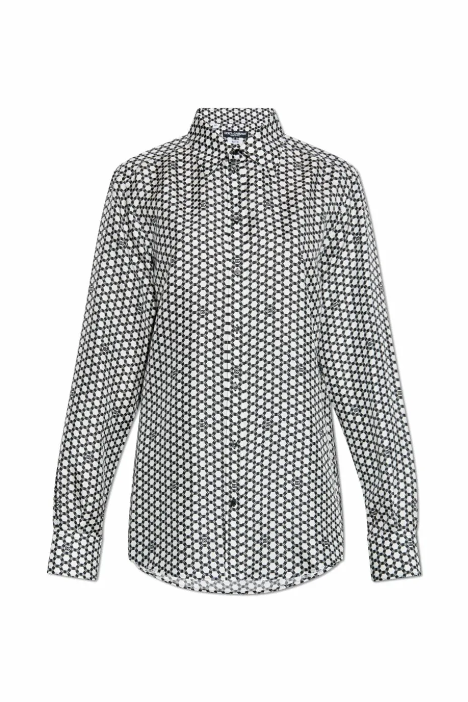 Dolce & Gabbana BIAŁY Jedwabna koszula