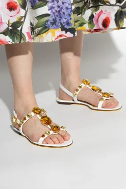 Dolce & Gabbana BIAŁY Sandały `Bianca`