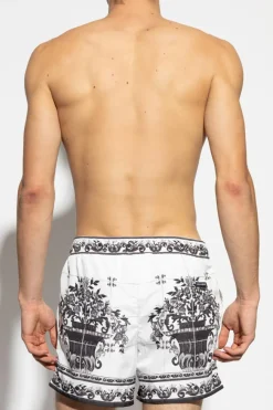 Dolce & Gabbana BIAŁY Szorty kąpielowe