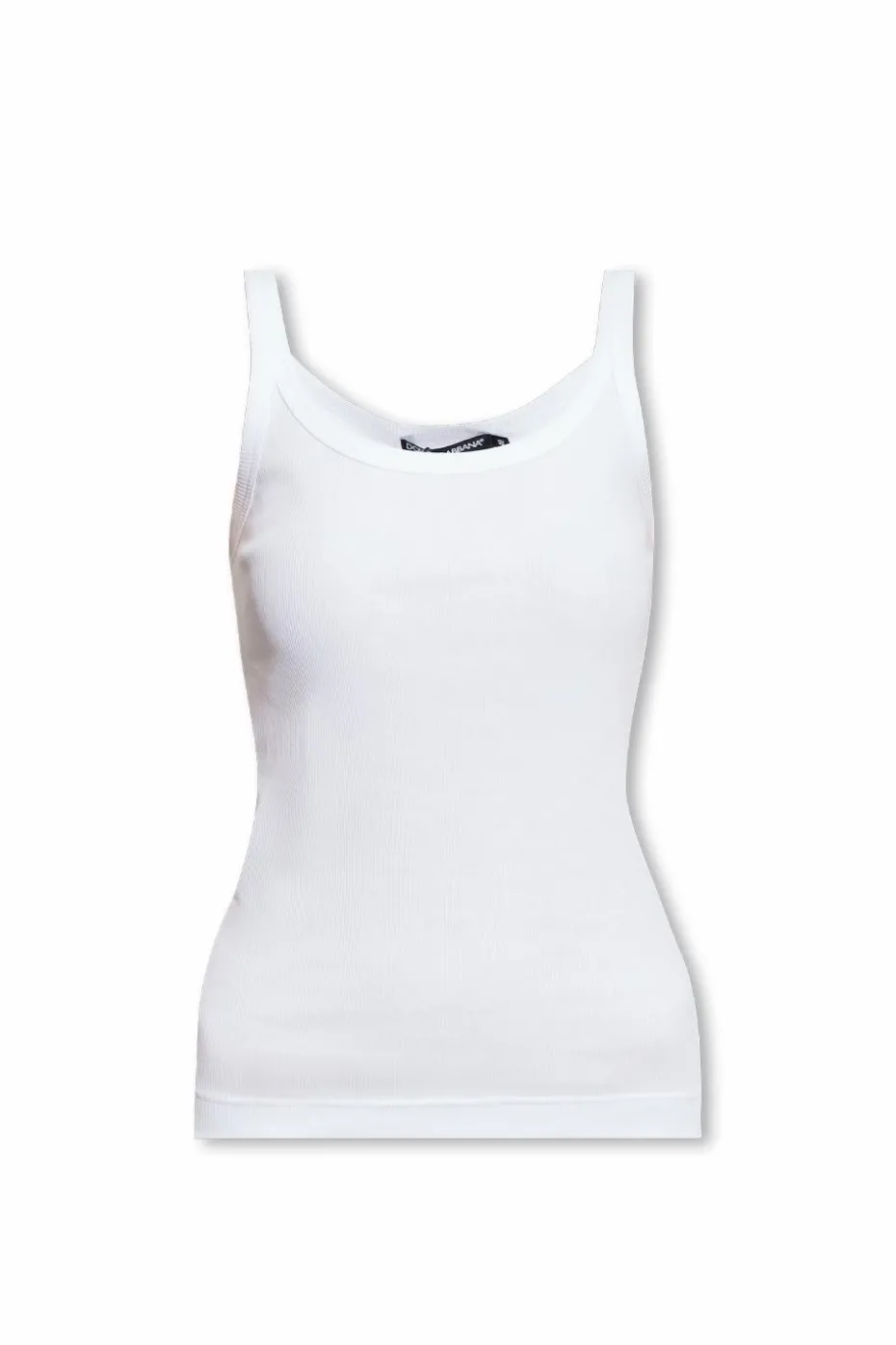 Dolce & Gabbana BIAŁY Top na ramiączkach
