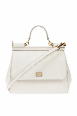 Dolce & Gabbana BIAŁY Torba do ręki `Sicily Large`