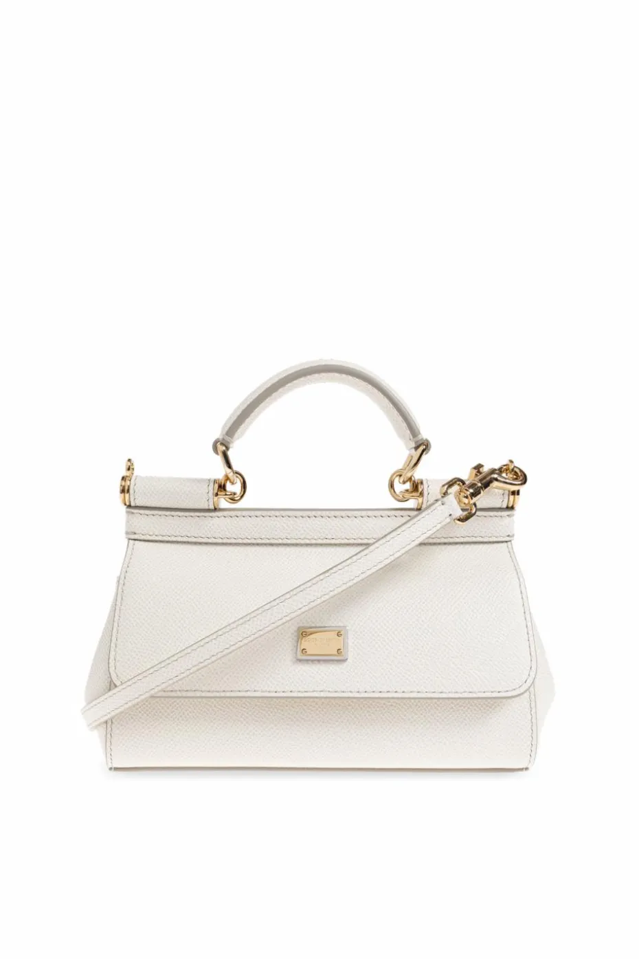 Dolce & Gabbana BIAŁY Torba do ręki `Sicily Small`