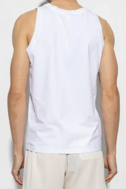 Dolce & Gabbana BIAŁY T-shirt bez rękawów