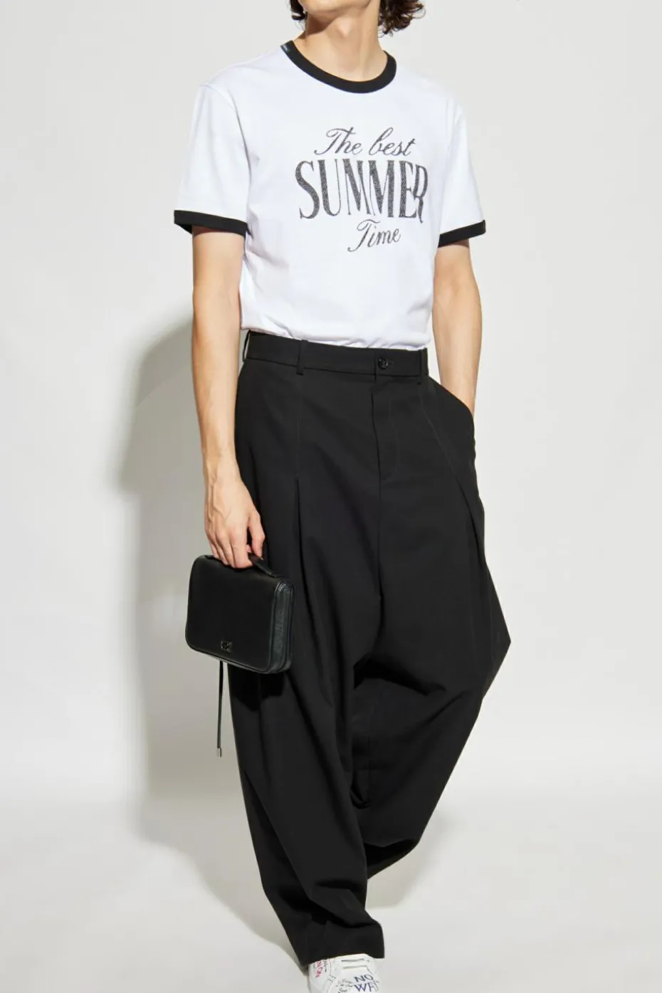 Dolce & Gabbana BIAŁY T-shirt z nadrukiem