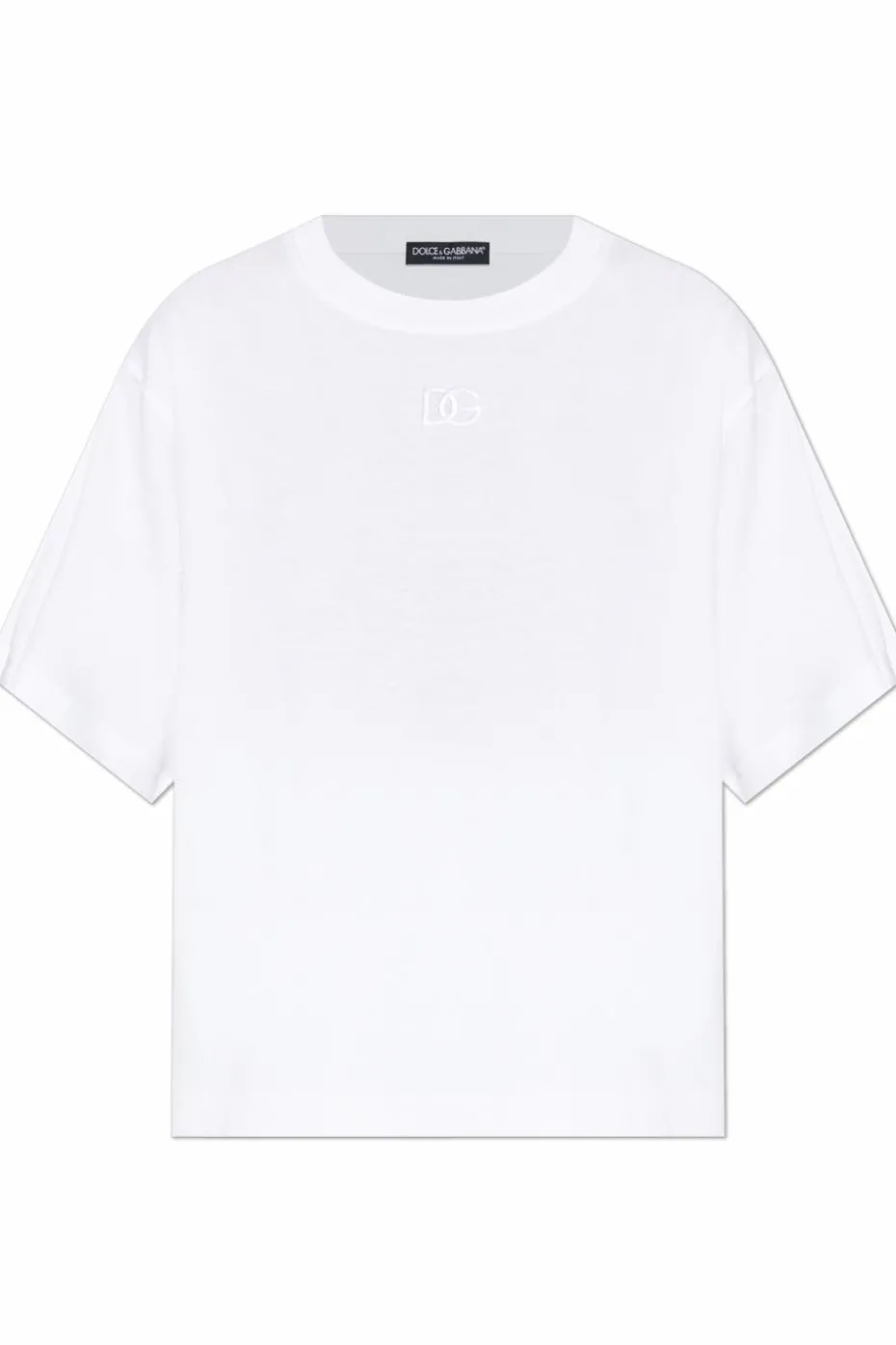 Dolce & Gabbana BIAŁY T-shirt z logo