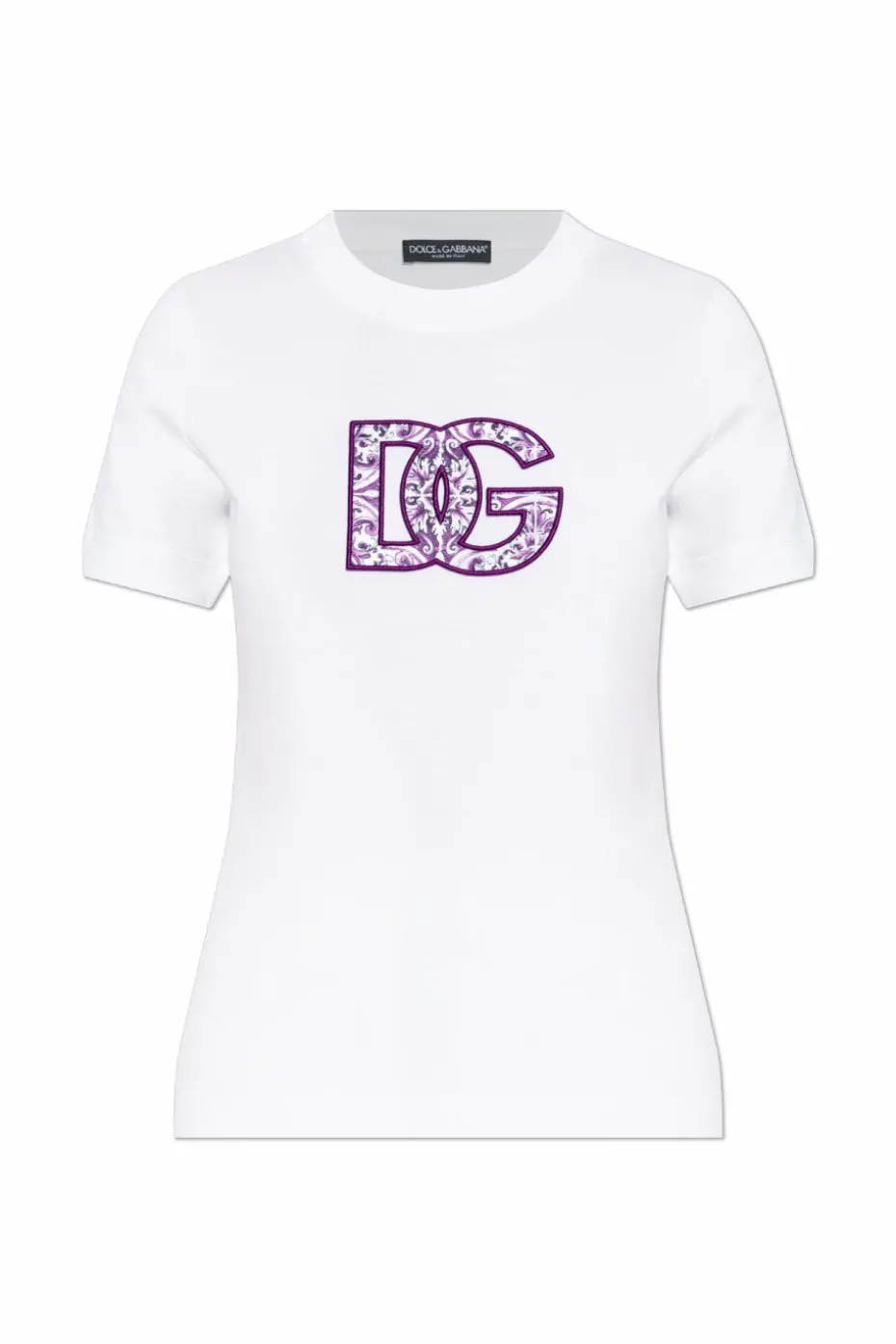 Dolce & Gabbana BIAŁY T-shirt z logo