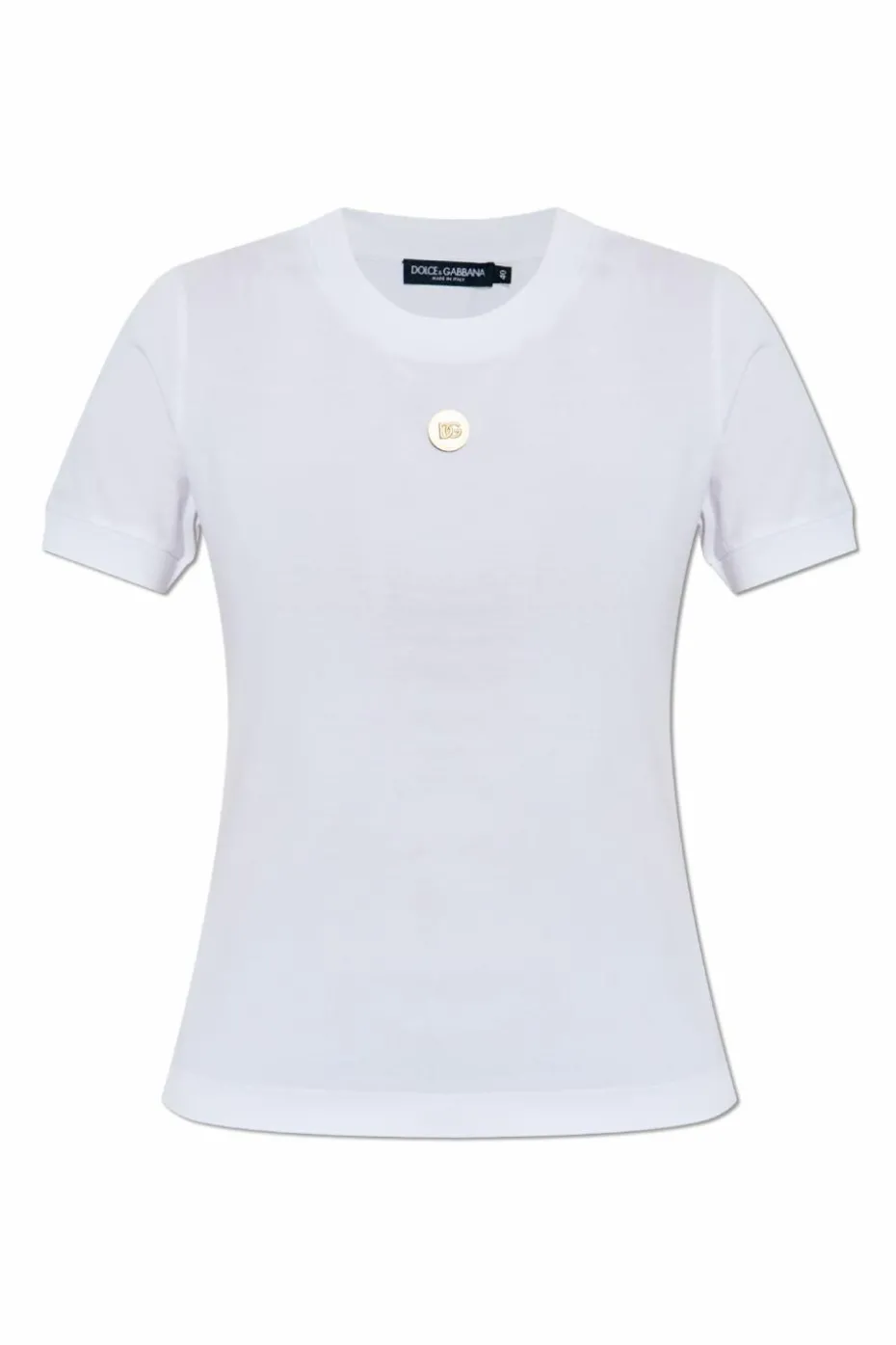 Dolce & Gabbana BIAŁY T-shirt z logo