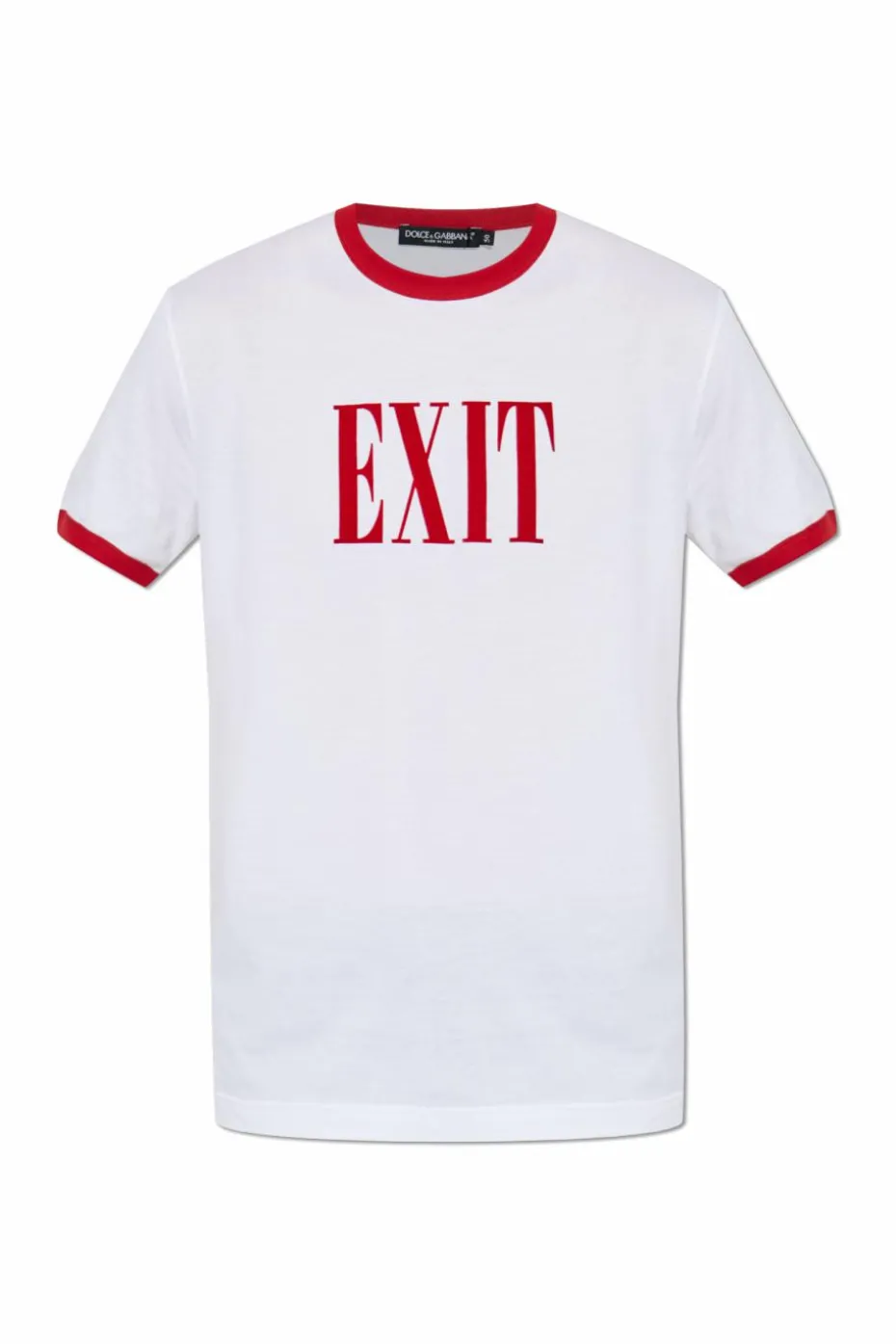 Dolce & Gabbana BIAŁY T-shirt z logo