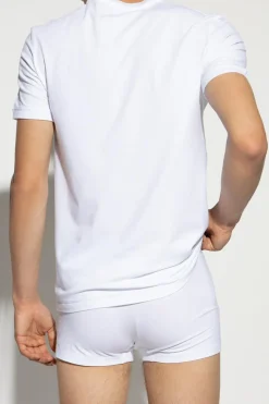 Dolce & Gabbana BIAŁY T-shirt z logo