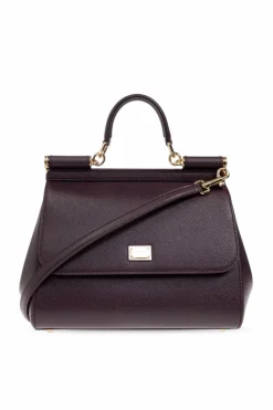 Dolce & Gabbana BORDO Torba do ręki `Sicily Large`