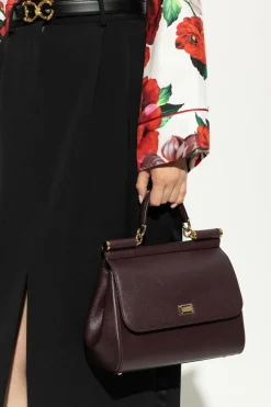 Dolce & Gabbana BORDO Torba do ręki `Sicily Large`