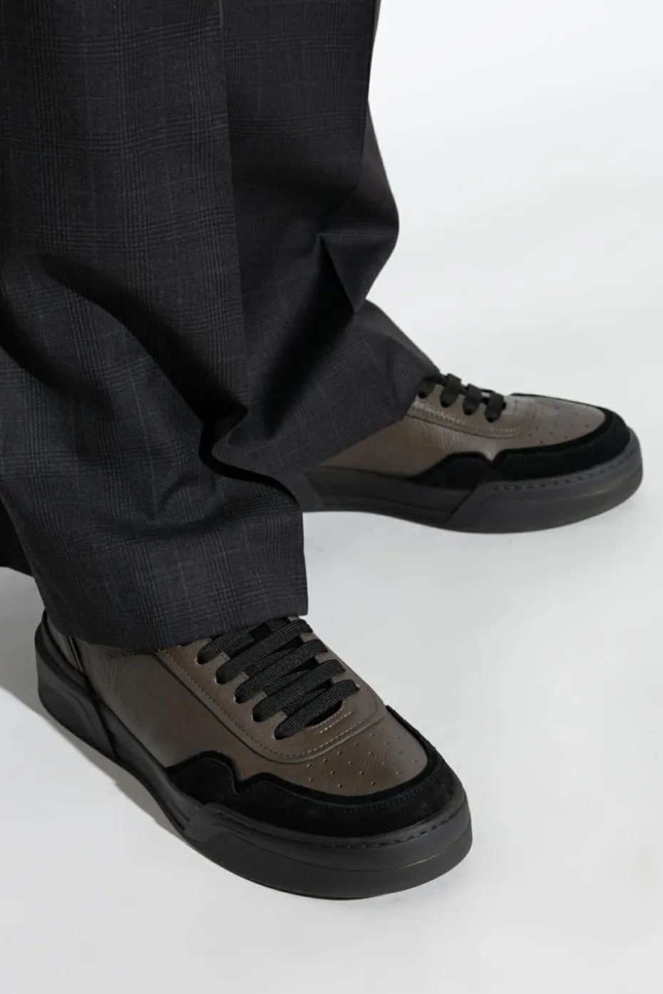 Dolce & Gabbana BRĄZOWY Buty sportowe `New Roma`