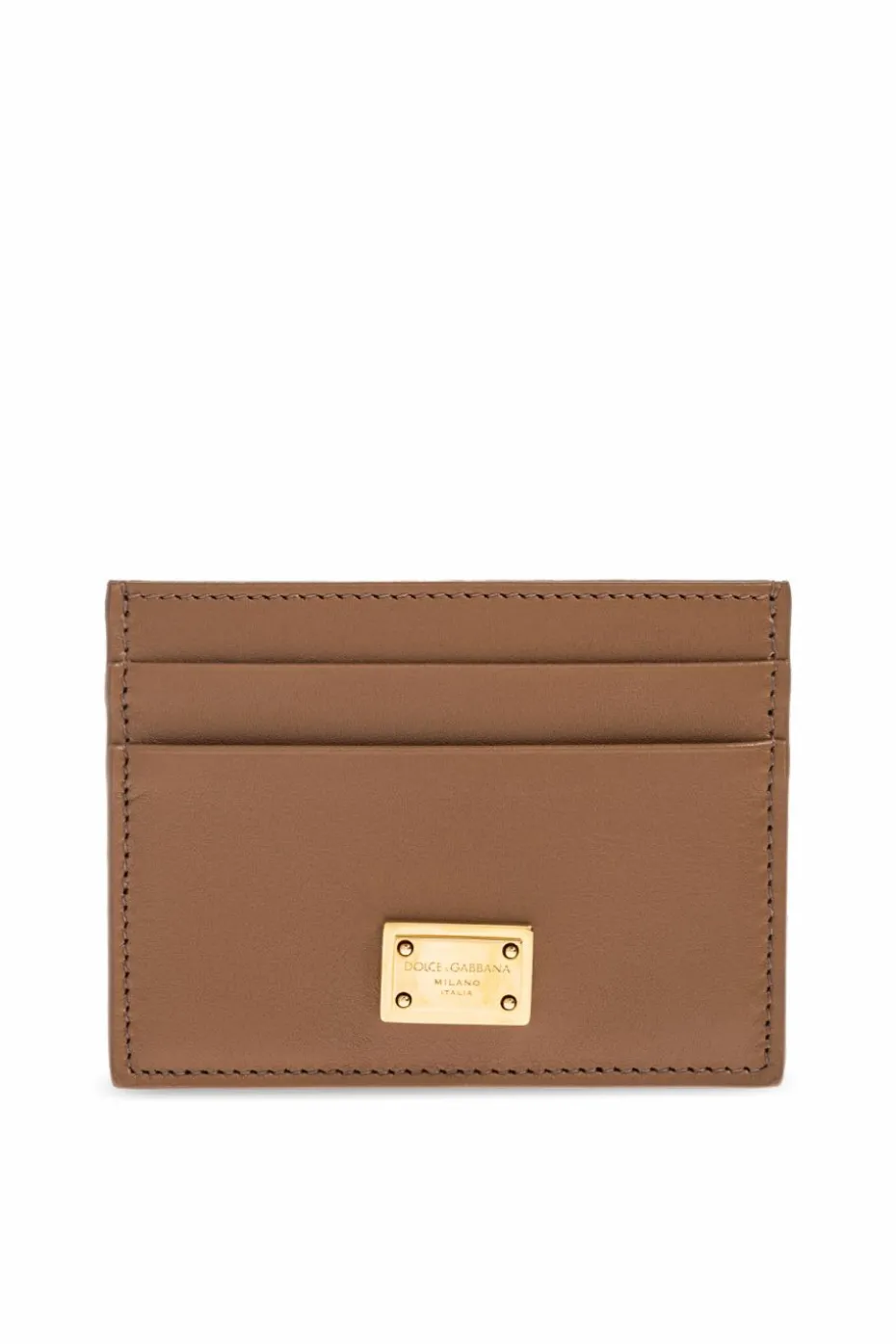 Dolce & Gabbana BRĄZOWY Etui na karty