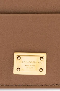 Dolce & Gabbana BRĄZOWY Etui na karty