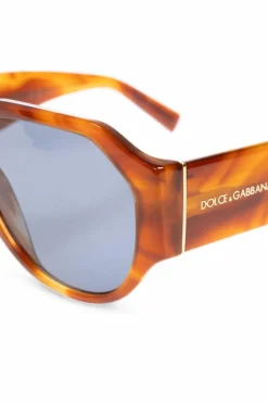 Dolce & Gabbana BRĄZOWY Okulary przeciwsłoneczne