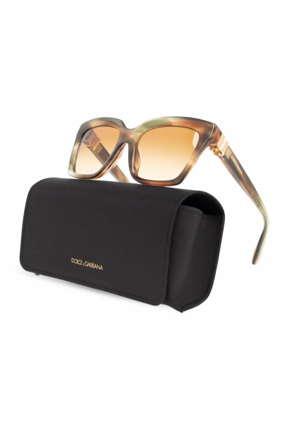 Dolce & Gabbana BRĄZOWY Okulary przeciwsłoneczne