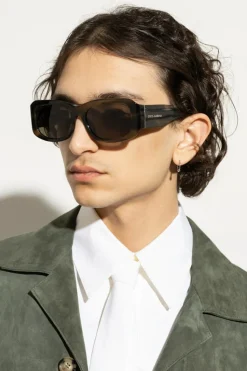 Dolce & Gabbana BRĄZOWY Okulary przeciwsłoneczne