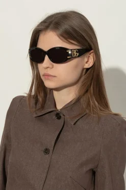 Dolce & Gabbana BRĄZOWY Okulary przeciwsłoneczne