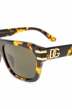 Dolce & Gabbana BRĄZOWY Okulary przeciwsłoneczne