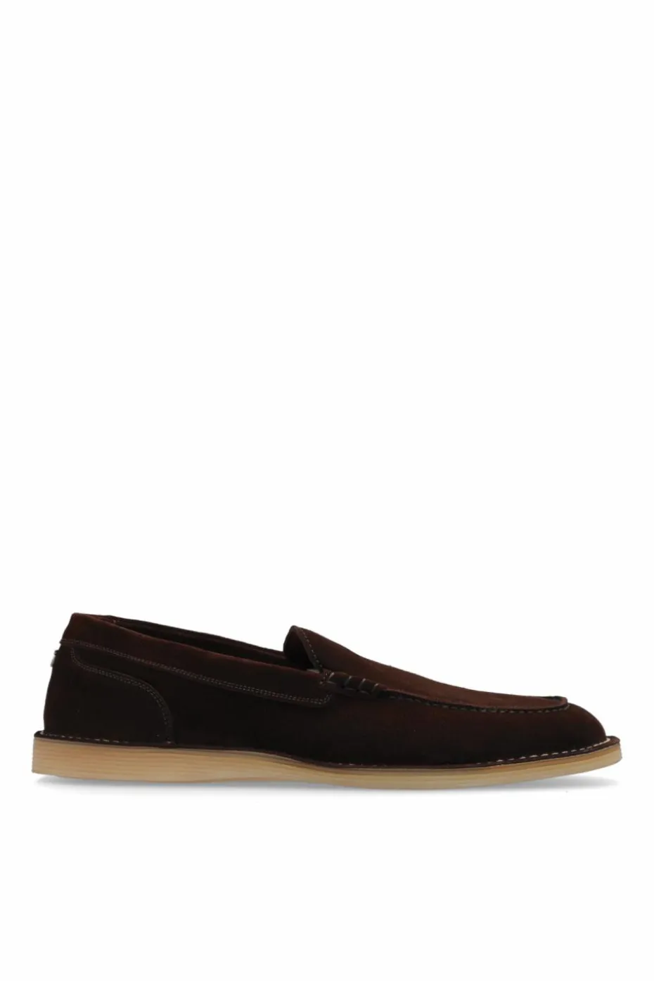 Dolce & Gabbana BRĄZOWY Skórzane buty