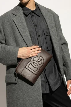 Dolce & Gabbana BRĄZOWY Torba do ręki