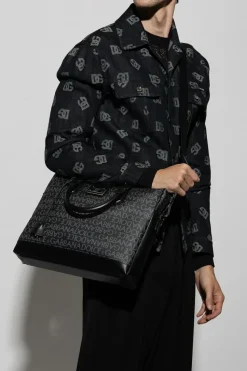 Dolce & Gabbana CZARNY Aktówka z monogramem