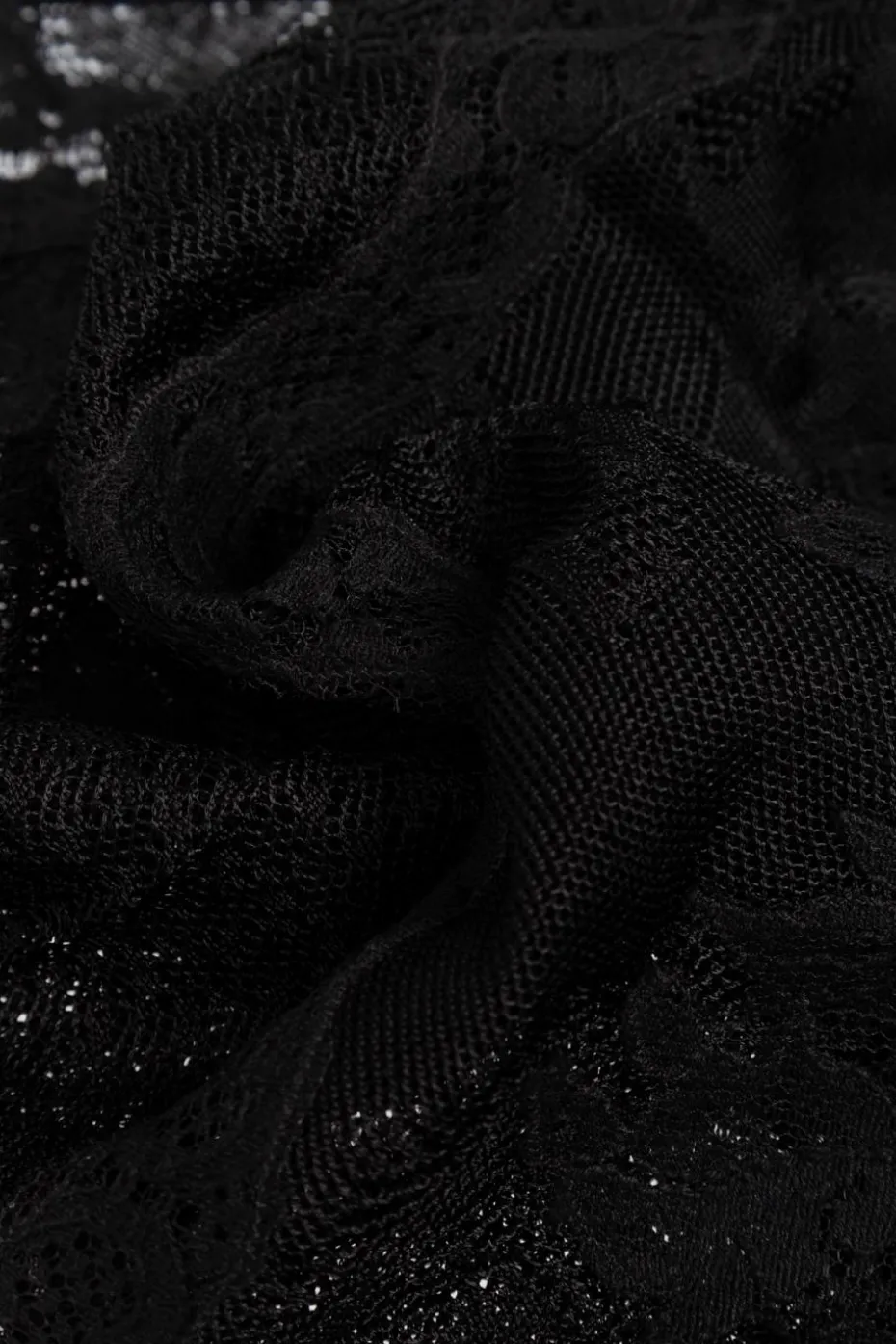 Dolce & Gabbana CZARNY Ażurowa chusta