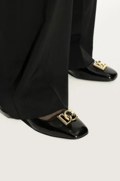 Dolce & Gabbana CZARNY Baleriny na obcasie `Mary Jane`