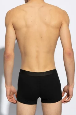 Dolce & Gabbana CZARNY Bawełniane bokserki