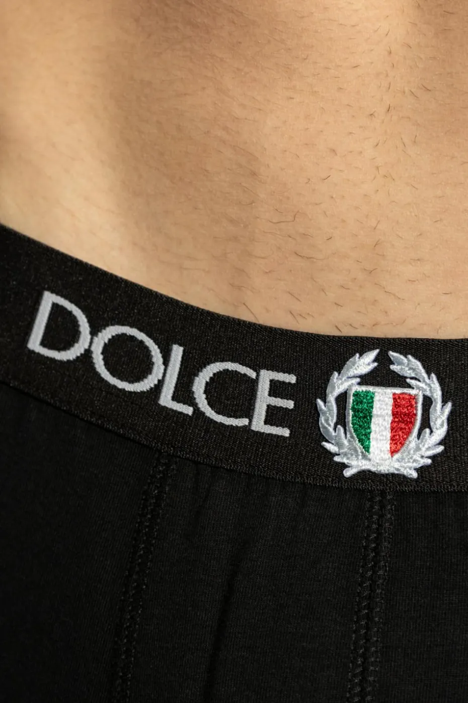 Dolce & Gabbana CZARNY Bawełniane bokserki