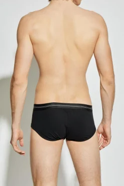 Dolce & Gabbana CZARNY Bawełniane slipy z logo