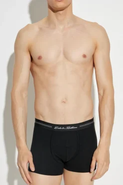 Dolce & Gabbana CZARNY Bawełniane bokserki z logo