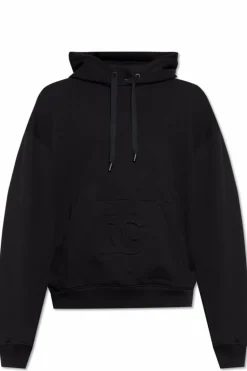 Dolce & Gabbana CZARNY Bluza z kapturem