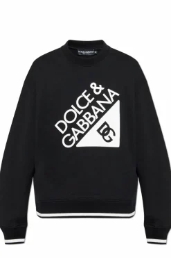 Dolce & Gabbana CZARNY Bluza z logo