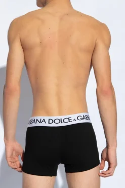 Dolce & Gabbana CZARNY Bokserki z logo