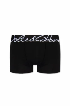 Dolce & Gabbana CZARNY Bokserki z logo