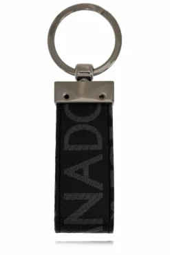 Dolce & Gabbana CZARNY Brelok z logo