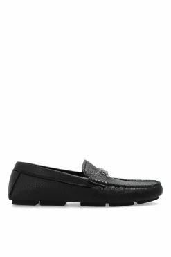 Dolce & Gabbana CZARNY Buty wsuwane z logo