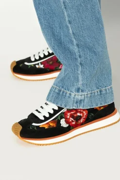 Dolce & Gabbana CZARNY Buty sportowe z motywem kwiatowym