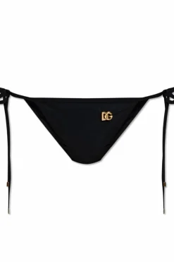 Dolce & Gabbana CZARNY Dół od kostiumu kąpielowego