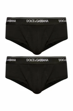Dolce & Gabbana CZARNY Dwupak slipów