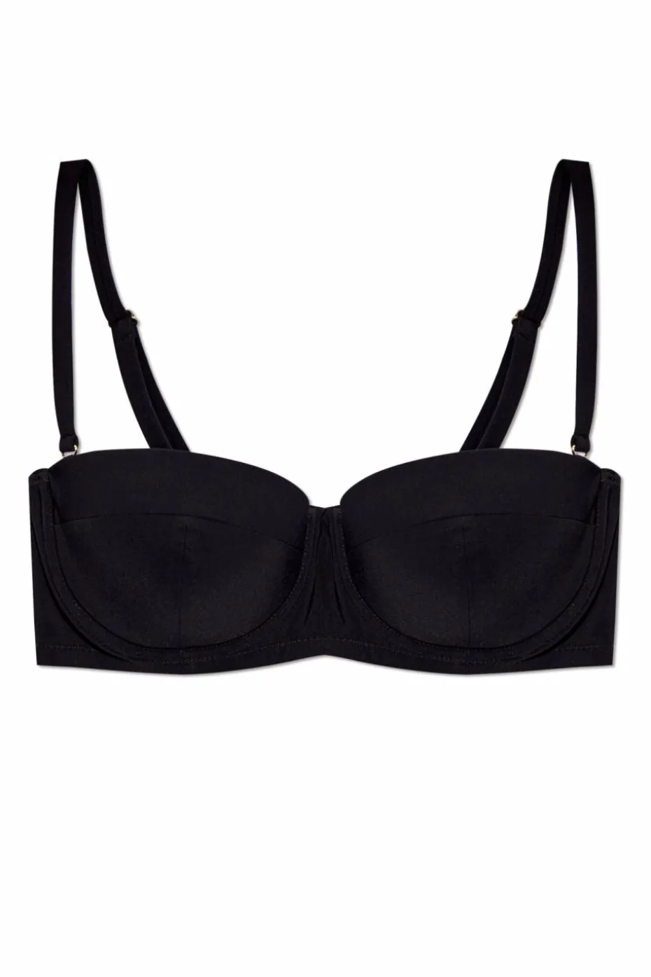 Dolce & Gabbana CZARNY Góra od kostiumu kąpielowego