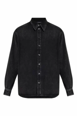 Dolce & Gabbana CZARNY Jeansowa koszula