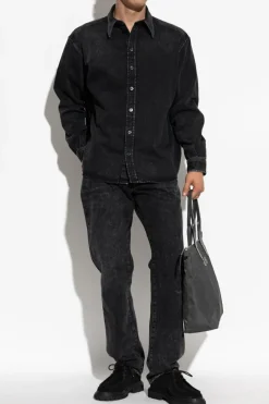 Dolce & Gabbana CZARNY Jeansowa koszula