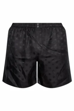 Dolce & Gabbana CZARNY Jedwabne szorty
