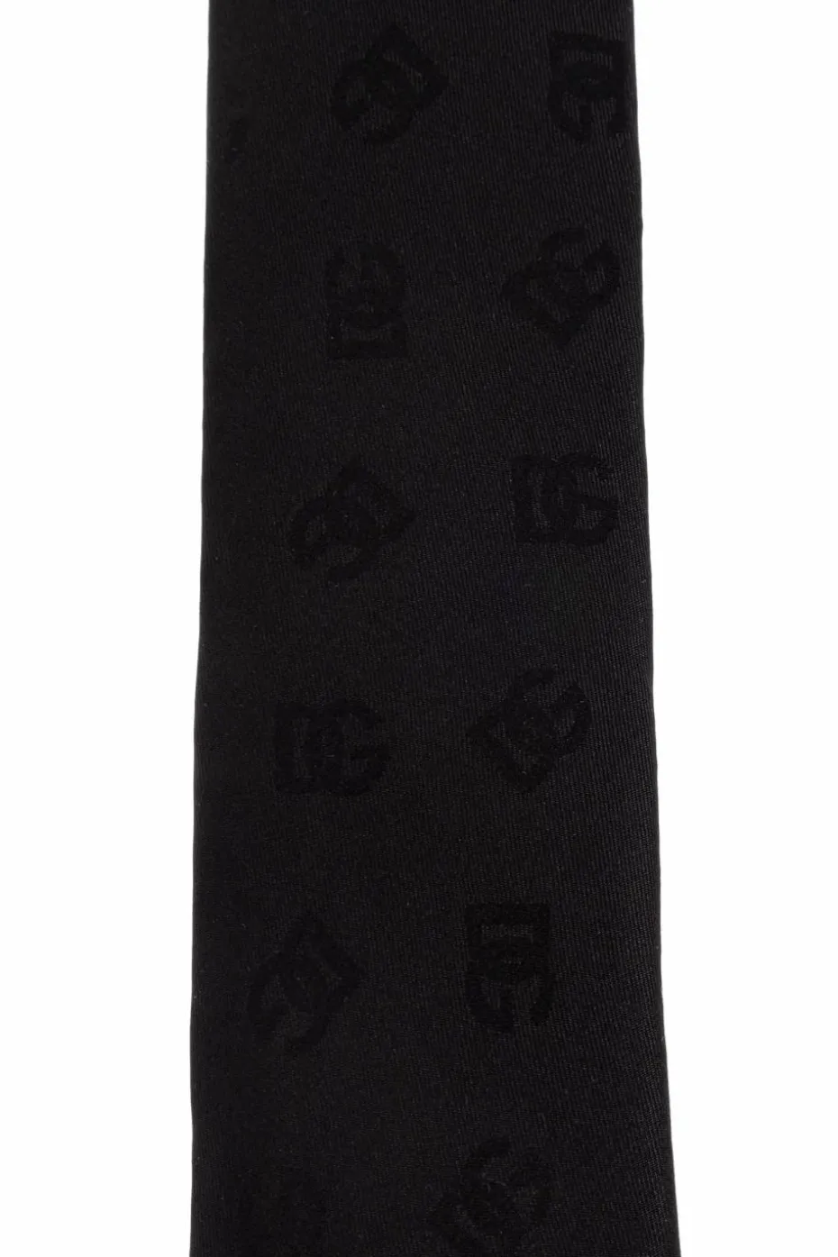 Dolce & Gabbana CZARNY Jedwabny krawat